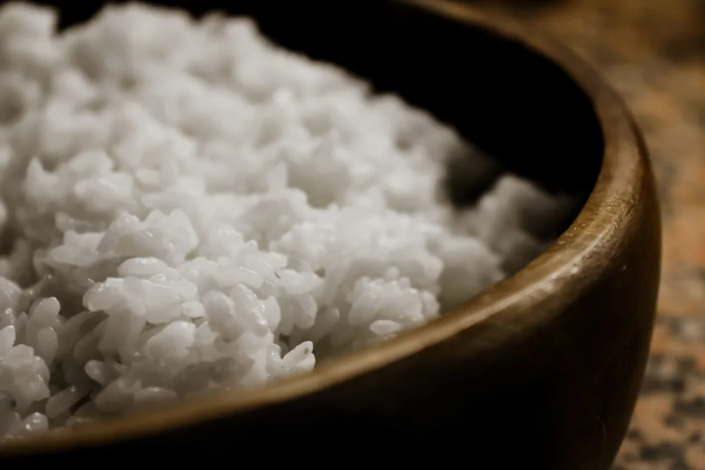Basmati rice served at Indian Bell