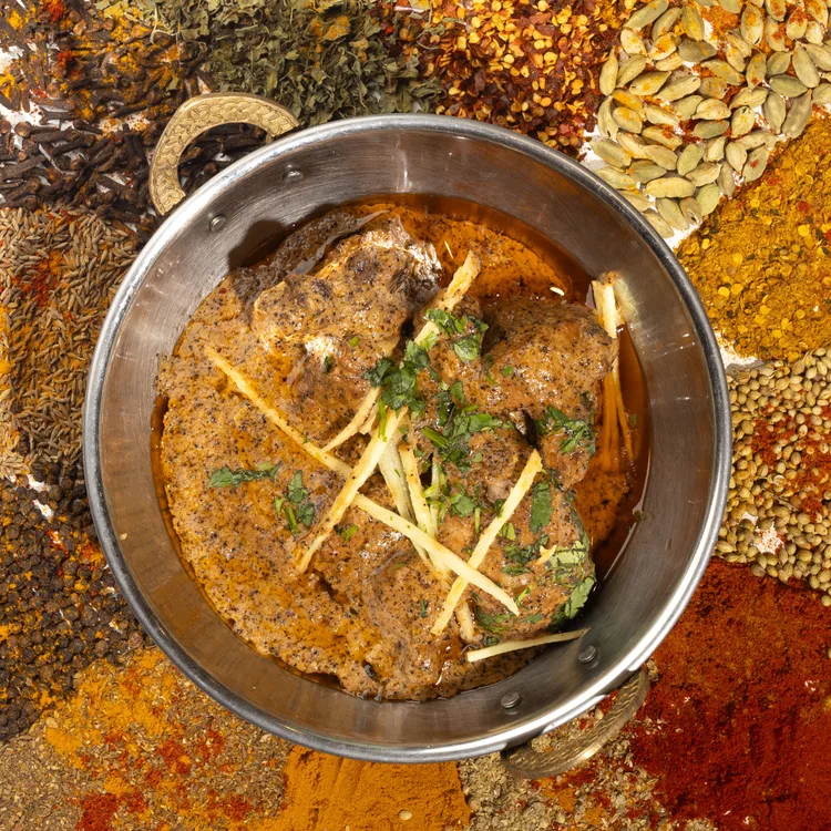 Beef rogan josh served at Indian Bell