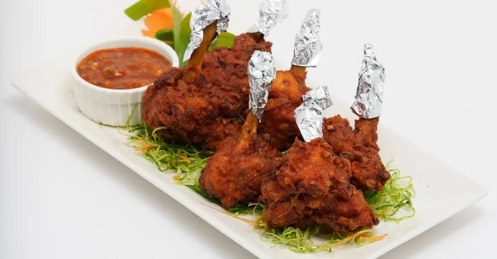 Chicken lollipop served at Indian Bell
