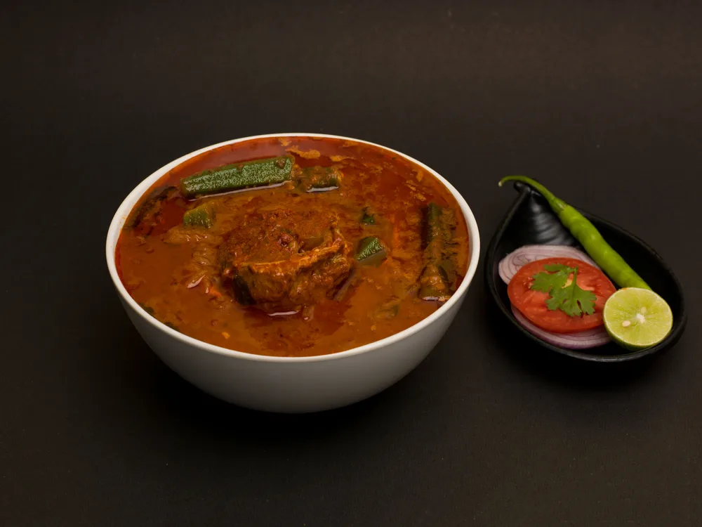 Tikka masala goat served at Indian Bell