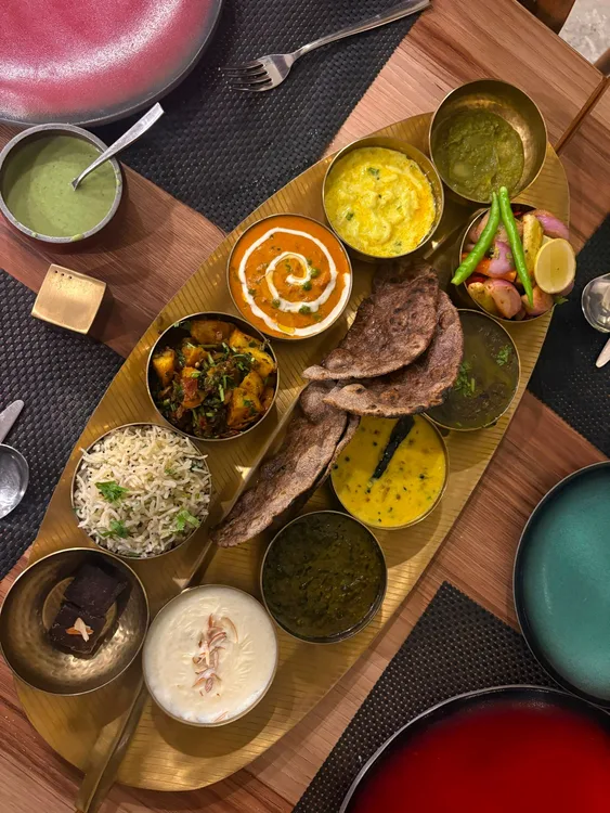 Indian lunch served at Indian Bell