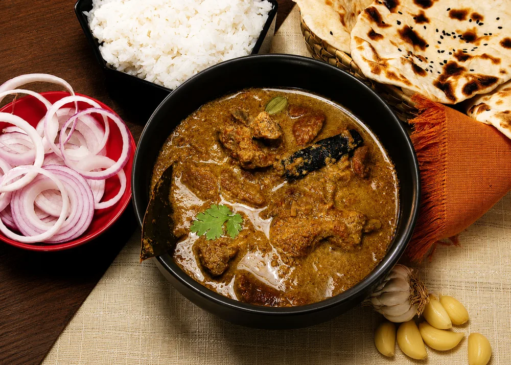 Tikka masala lamb served at Indian Bell