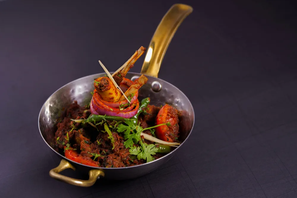 Vindaloo lamb served at Indian Bell