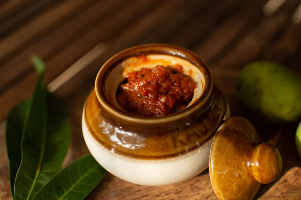 Pickle served at Indian Bell